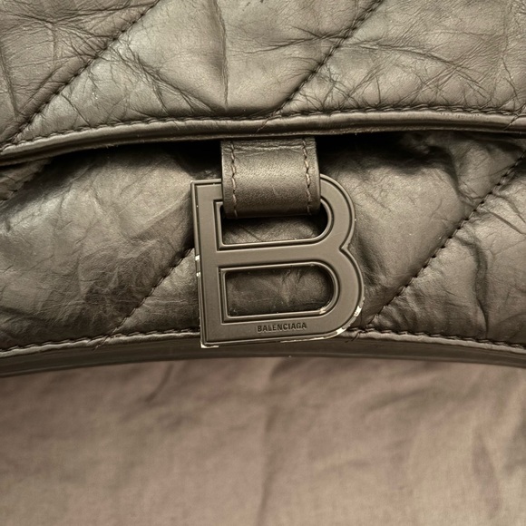 Balenciaga black quilted crushed chain bag - Picture 2 of 6